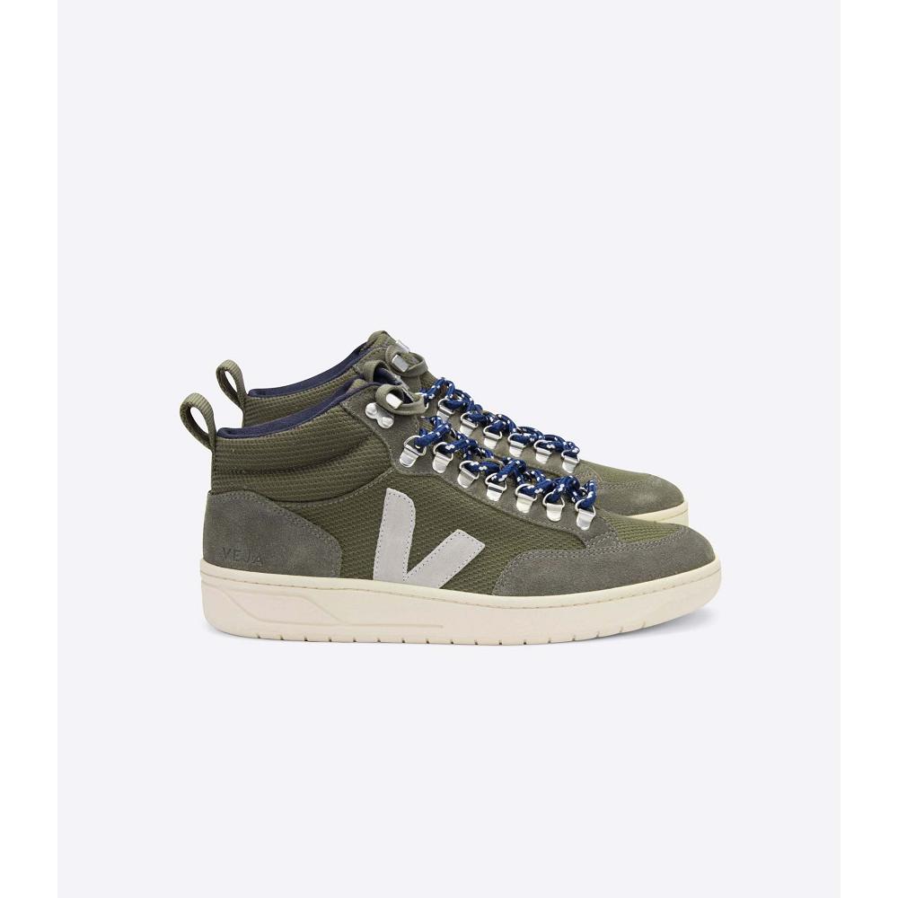 Women\'s Veja RORAIMA B-MESH High Tops Olive | ZA 357ZUT